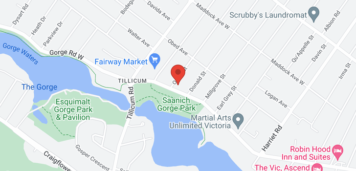 map of 206-73 Gorge Rd W